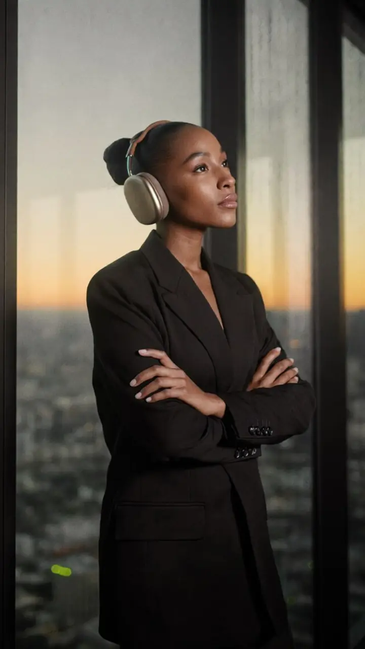 Headphones on, world off